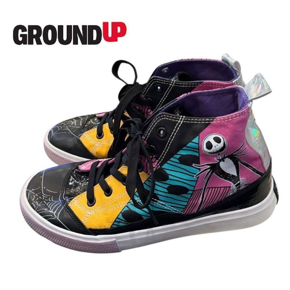 Ground Up The Nightmare Before Christmas Sneakers Women’s High Top Sneakers 9.5